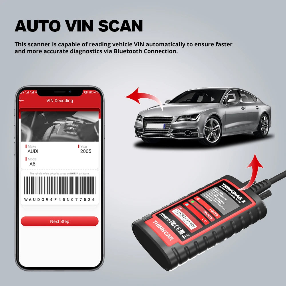 THINKCAR Thinkdiag 2 OBD2 Scanner — Full System Diagnostic
