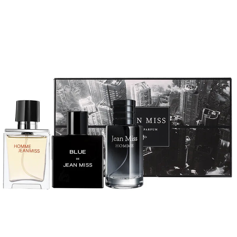 Men's Wild Fragrance Gift Set 3x30ml Eau de Toilette – Long-Lasting Masculine Scent