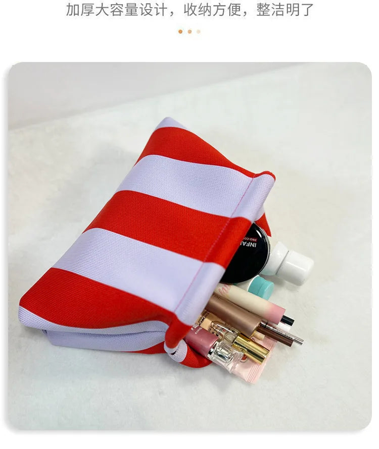 Woven Crochet Cotton Clutch Bag – Colorblock Knit Dumpling Cloud Purse for Women