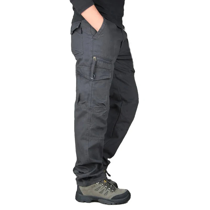 Men's Cotton Cargo Work Pants