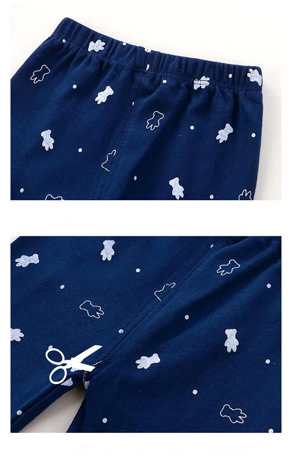 Kids' Unisex Cotton Cartoon Pajama Set | Soft Warm Sleepwear for Boys & Girls