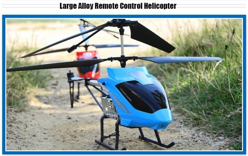 80cm Large 3.5CH RC Helicopter – Extra Durable Remote Control Aircraft for Kids & Outdoor Use