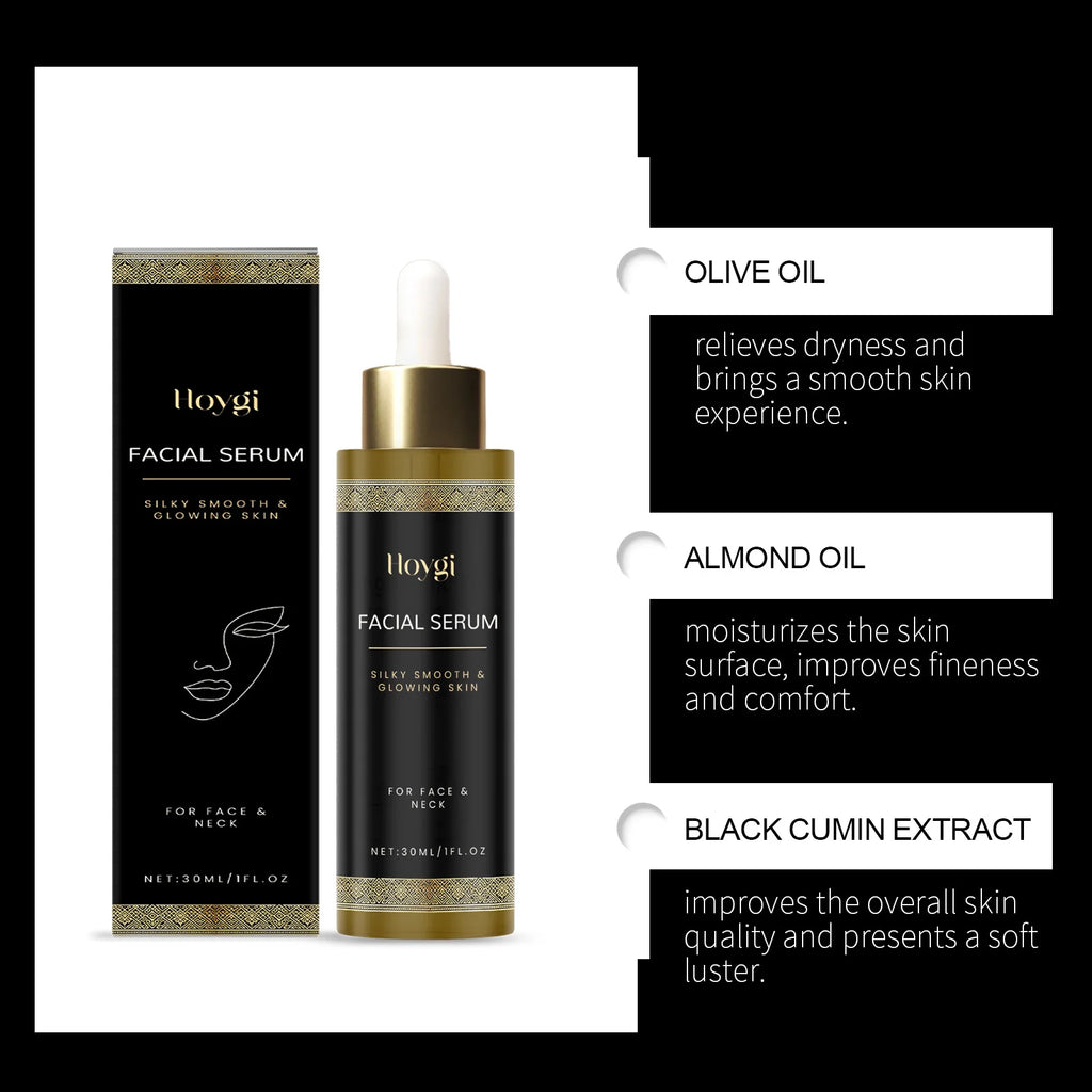 Frankincense & Vitamin E Radiance Boosting Face Serum – Lightweight Hydrating Facial Essence 30ml
