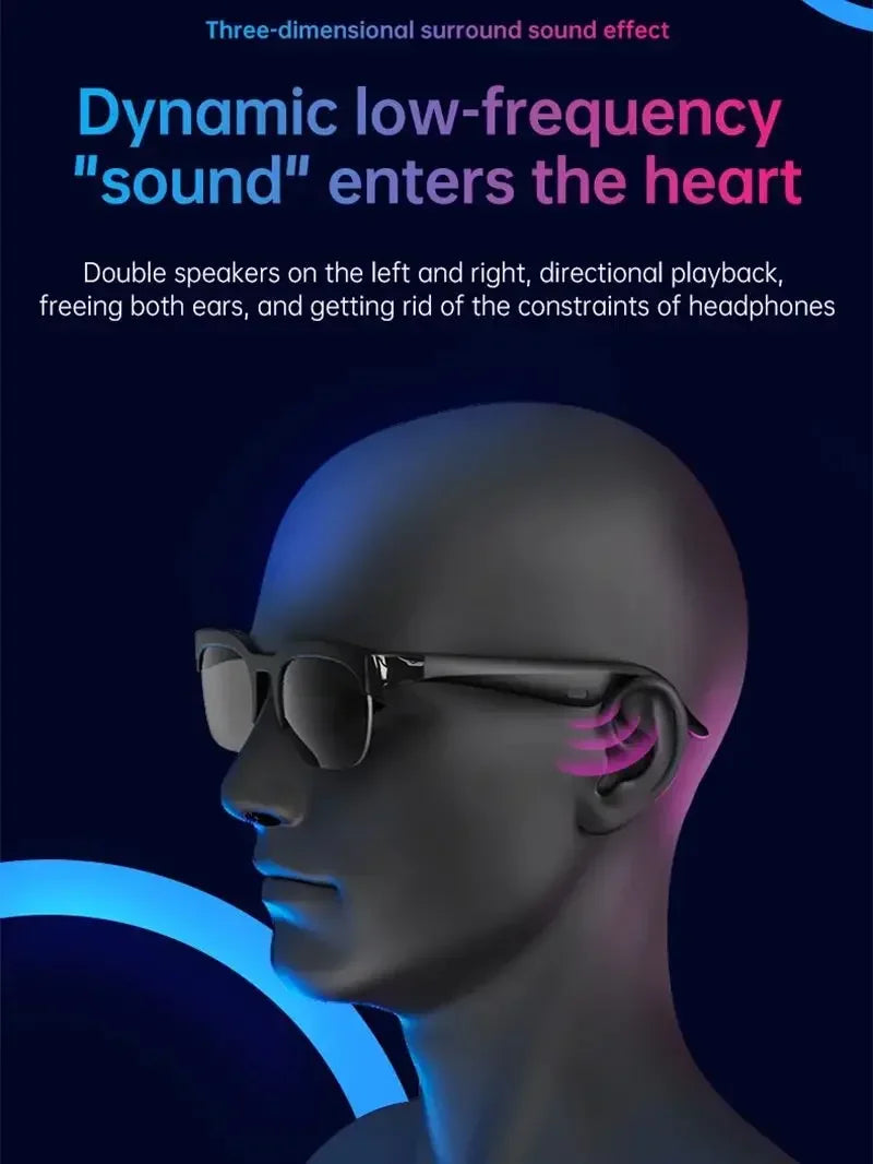 Lenovo Smart Glasses 2026 — AI Translation, Bluetooth Calling & Music | Men & Women