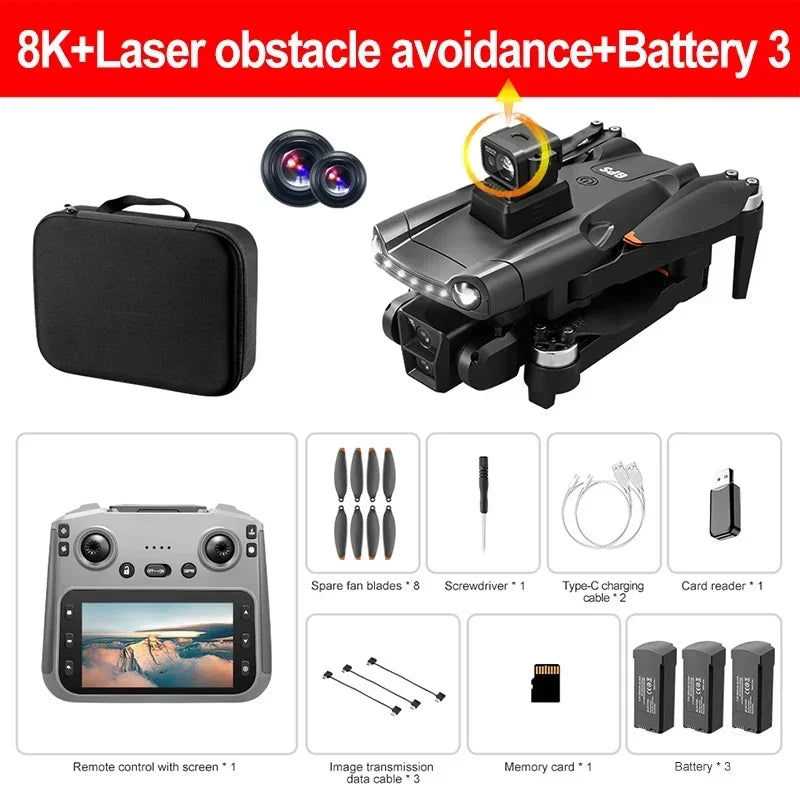 V198MAX GPS Return Drone with Screen Remote