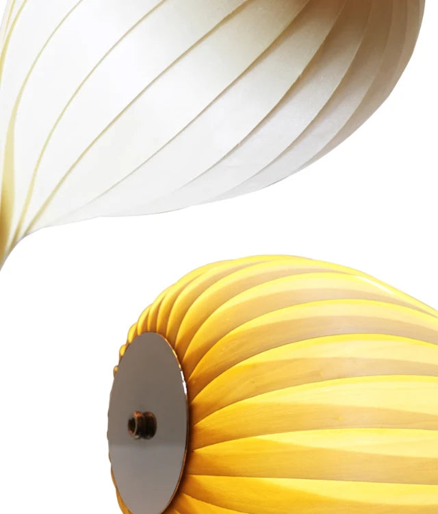Sculptural Floor Lamp – Twisted Shade Design