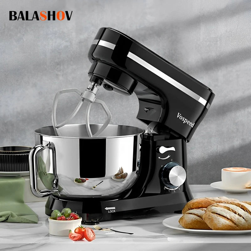 1000W Stand Mixer & Food Processor – 8+P Speed Electric Blender, Egg Whisk, Desktop Kitchen Mixer with Bowl