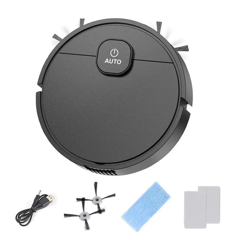 3-in-1 Smart Wireless Robot Vacuum Cleaner — Sweeping, Vacuuming & Floor Washing for Home, Carpet & Pet Hair (2025)
