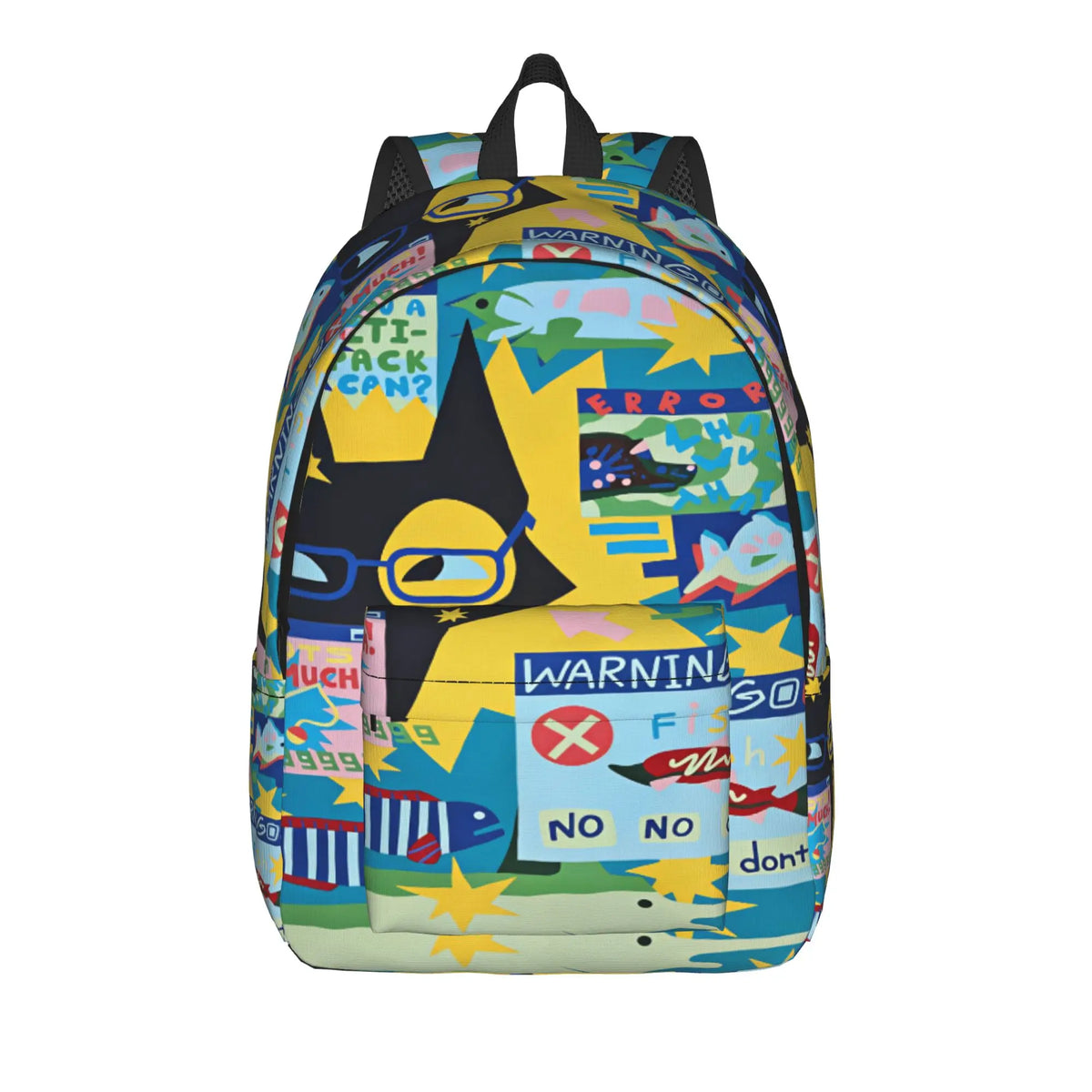 Pete the Cat Backpack – Stars Comic School Bag