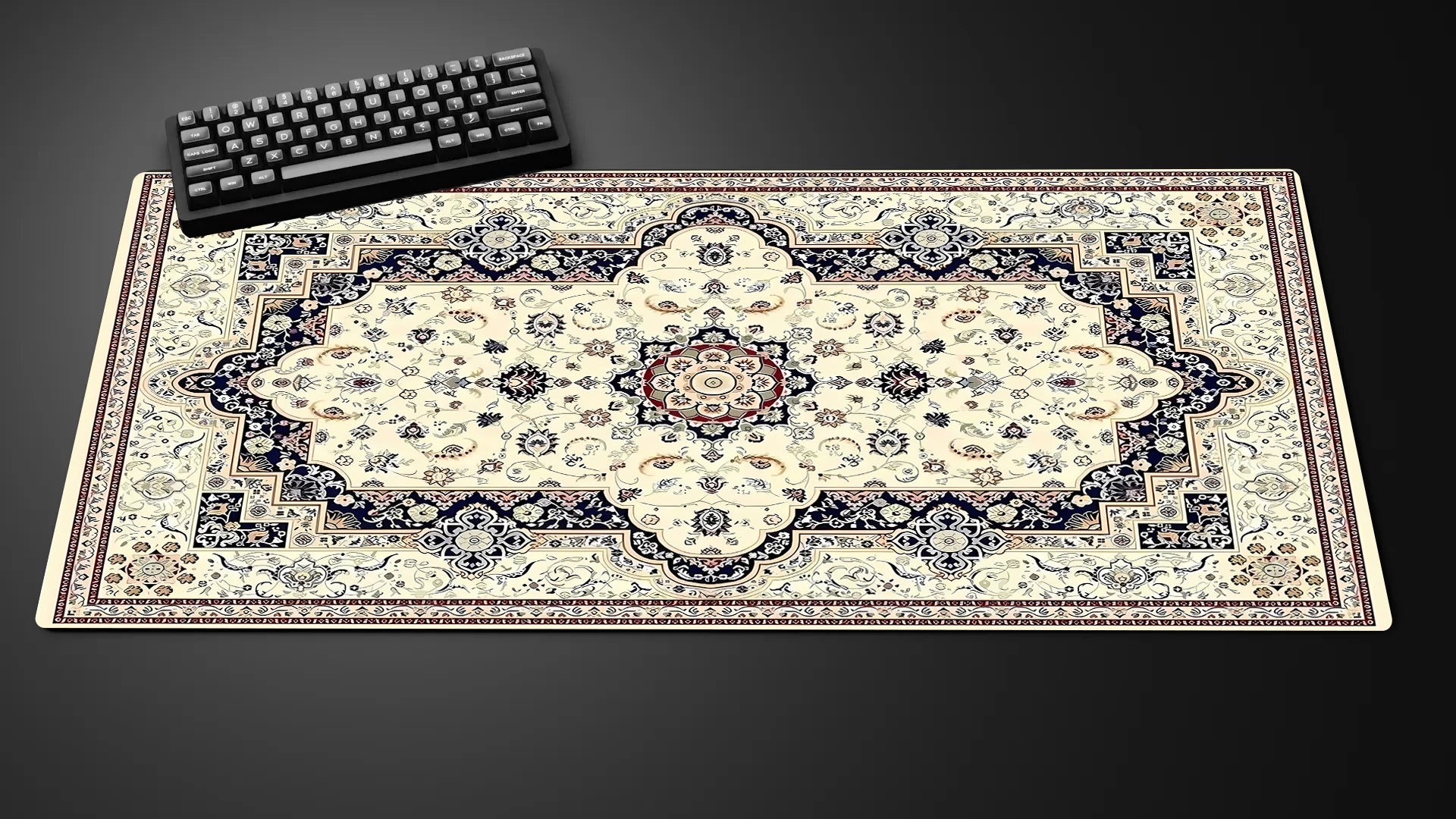 Persian Rug XXL Gaming Mouse Pad — Large Vintage-Style Desk Mat