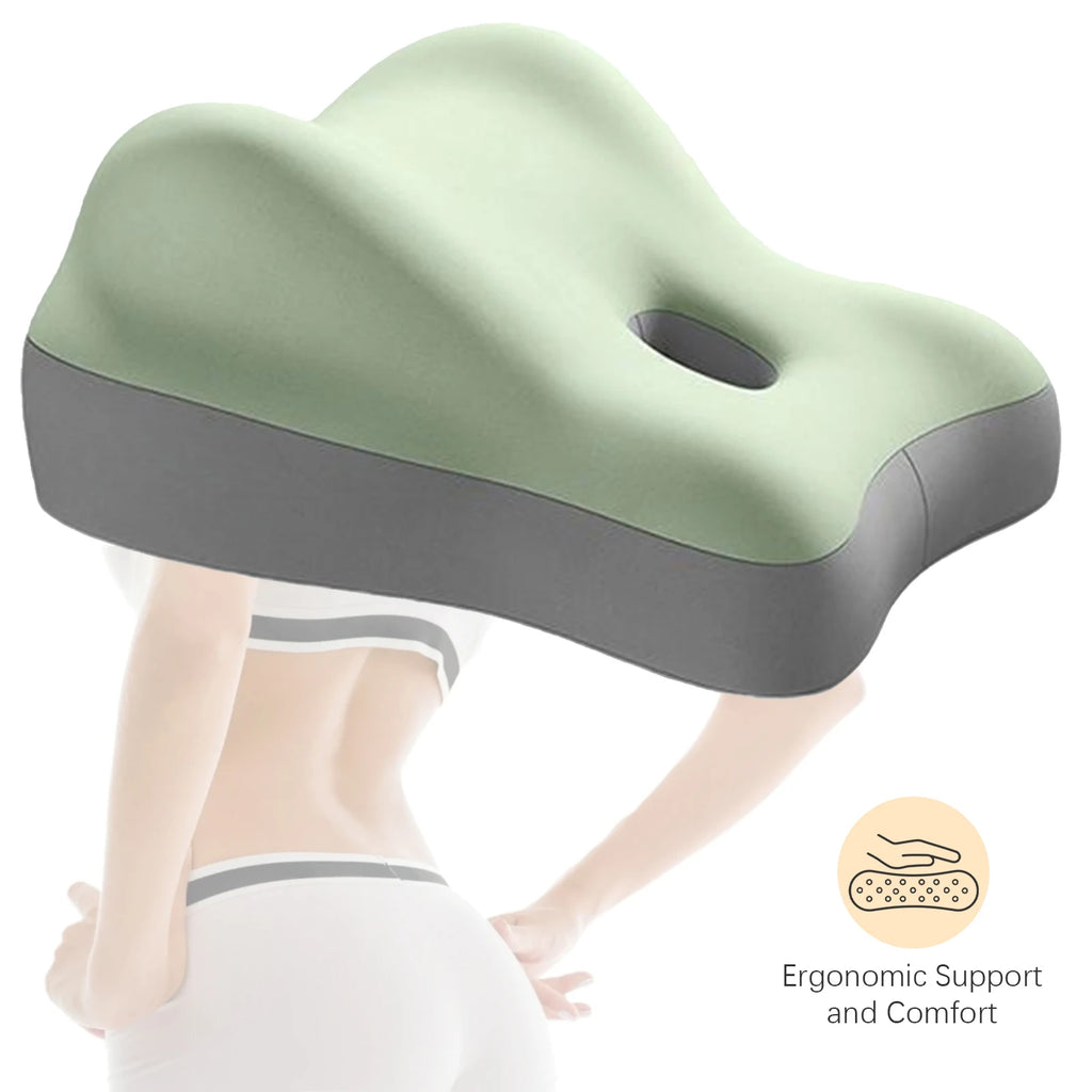 Ergonomic Wedge Bed Pillow — Memory Foam Support for Back, Neck & Waist Pain Relief
