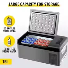 SIHAO Car Refrigerator — 20L 22L 35L 45L 55L Portable Compressor Mini Fridge Freezer DC 110-240V for Camping & Ice Box