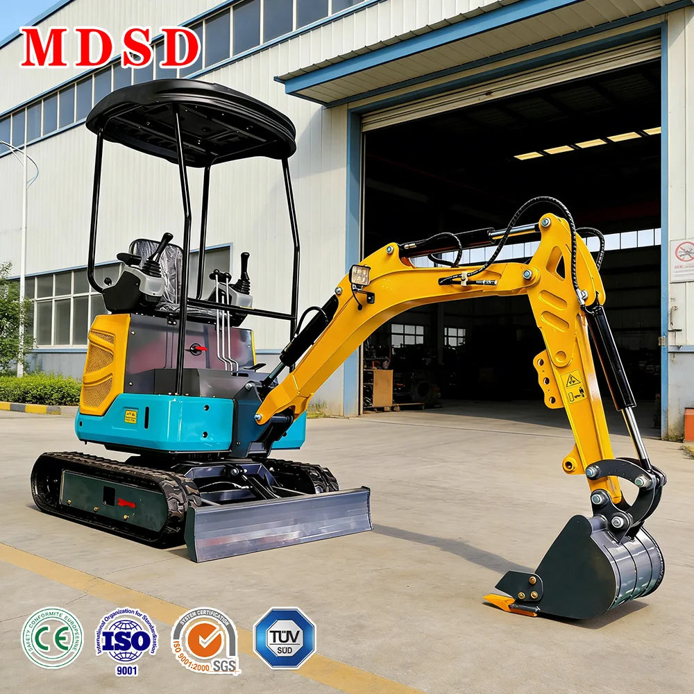 1.2 Ton Mini Excavator – EPA Euro 5 Kubota Engine Small Digger with Attachments