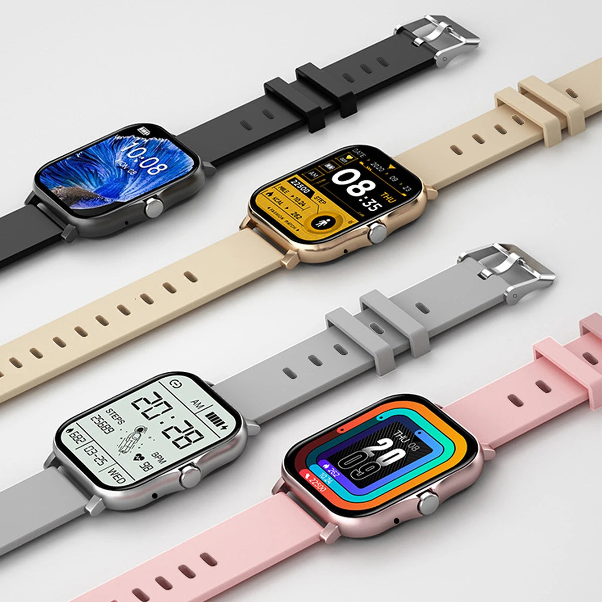 1.83" Waterproof Smart Watch – Answer Calls Sleep Monitoring Sports Pedometer for iPhone & Android