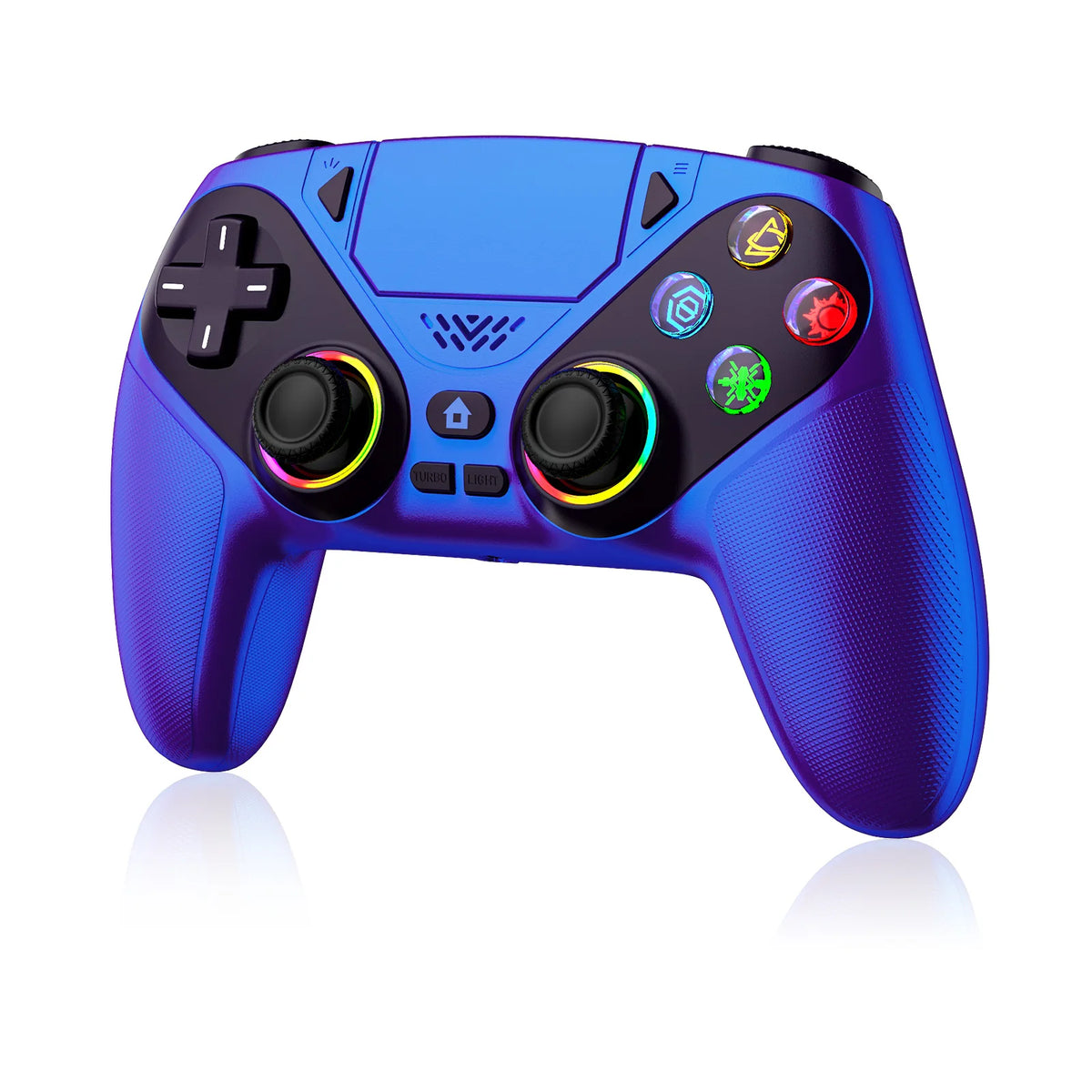 Wireless PS5 Controller – Turbo, Hall Trigger, Touchpad, Vibration & Bluetooth Gamepad