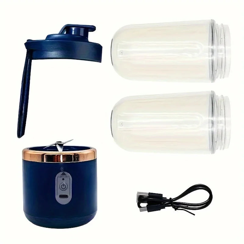 Portable Rechargeable Personal Blender Cup — 400ml Compact Smoothie Maker for Travel, Home & Office