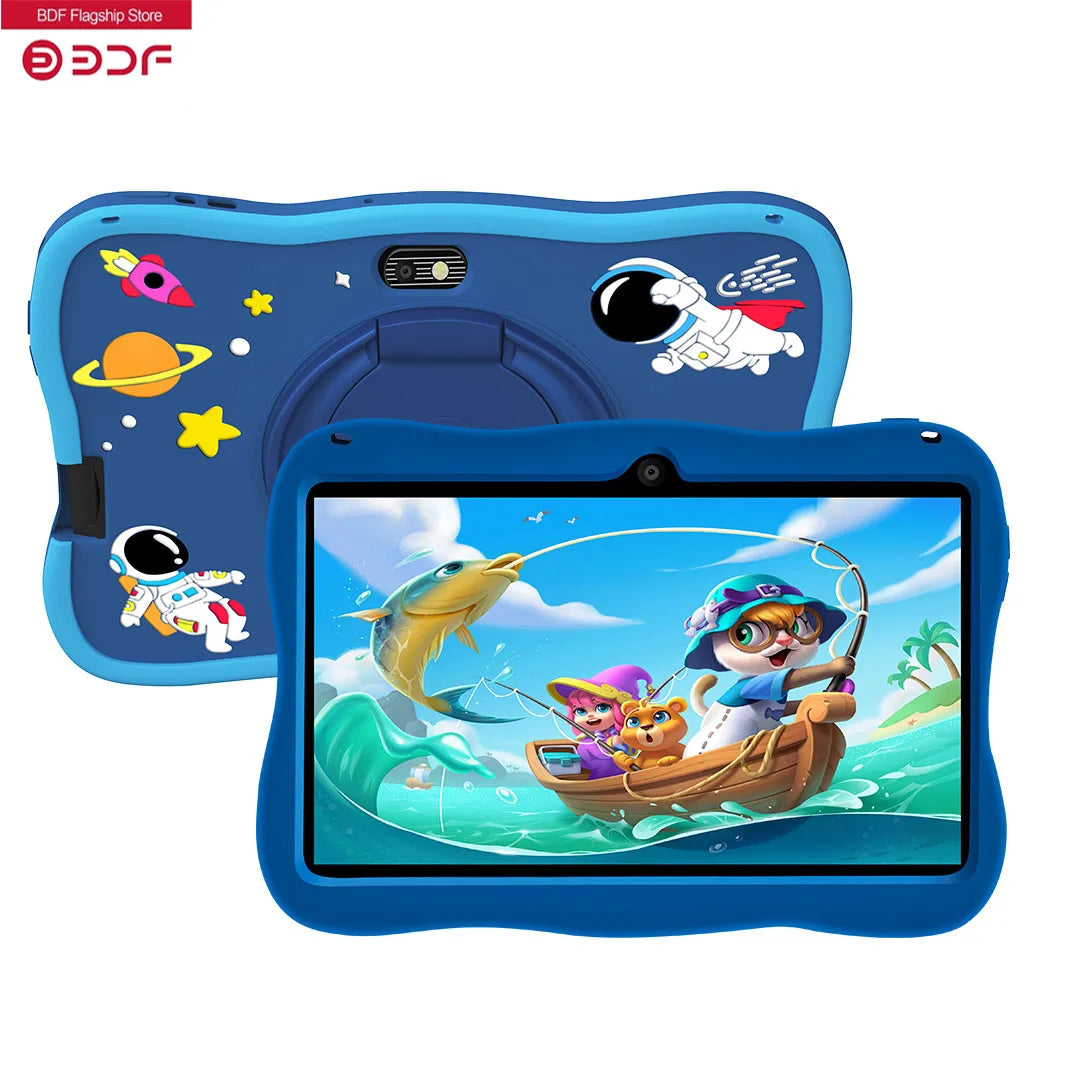 BDF 7" Kids Tablet – 4GB RAM, 64GB, Android 13, Dual Camera, Wi-Fi