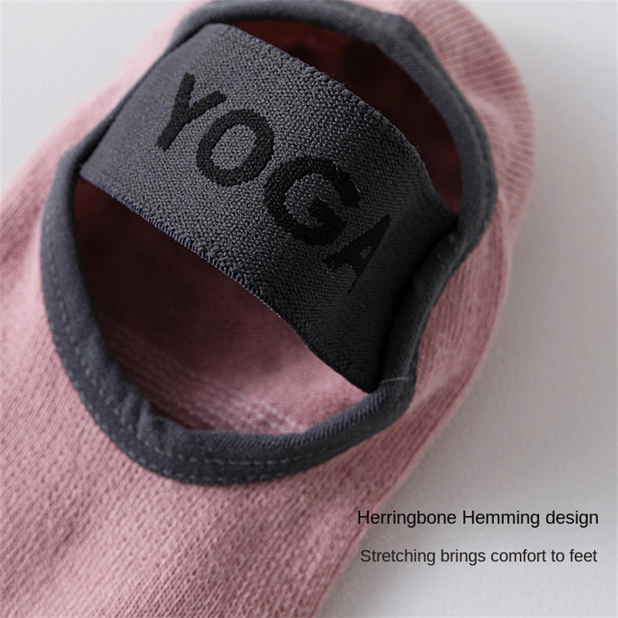 Women's Five-Toe Yoga Socks – Anti-Slip Grip