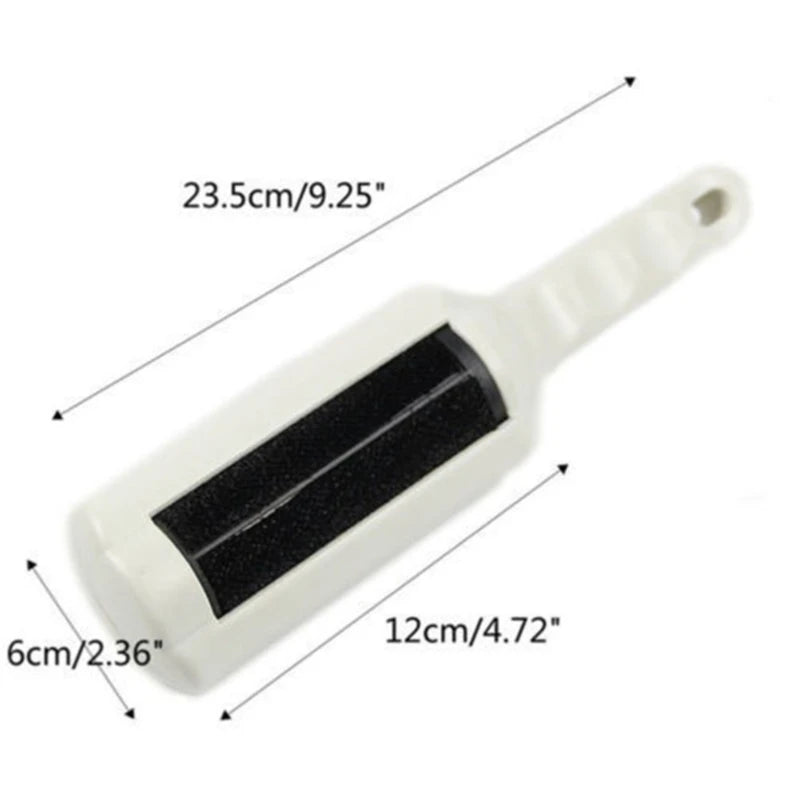 Electrostatic Clothing Dust & Pet Hair Remover Brush – Reusable Travel Sweeper for Home & Office