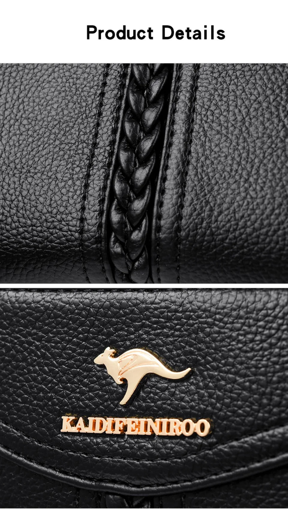 VANDERWAH Luxury PU Flap Shoulder Bag – Letter & Sequin Designer Crossbody Handbag for Women