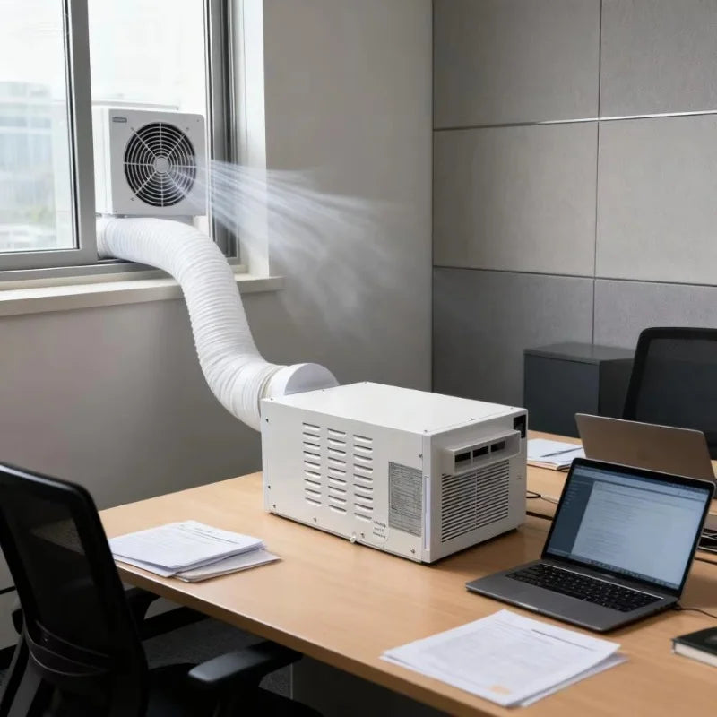 Portable Air Conditioner with R290 Refrigerant — Real Compressor Mini Window AC with Fast Cooling & Remote Control