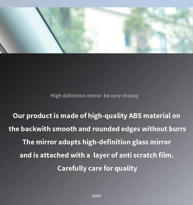 LED Car Sun Visor Vanity Mirror — Rechargeable HD Makeup Mirror