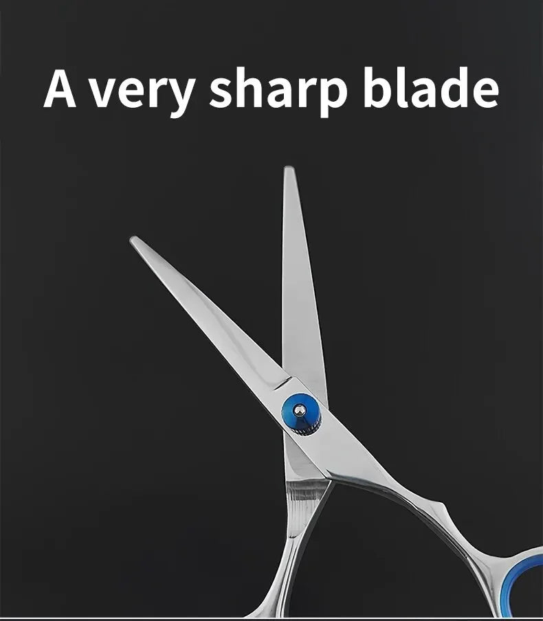 Professional Hairdressing Scissors – Stainless Steel Cutting & Thinning Shears for Home & Salon