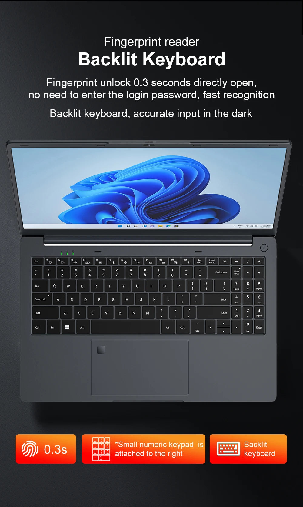 Ninkear A15 Air 15.6" Laptop – AMD Ryzen 3 or Intel N150, Up to 16GB DDR4, 512GB SSD, 180° Hinge, Windows 11