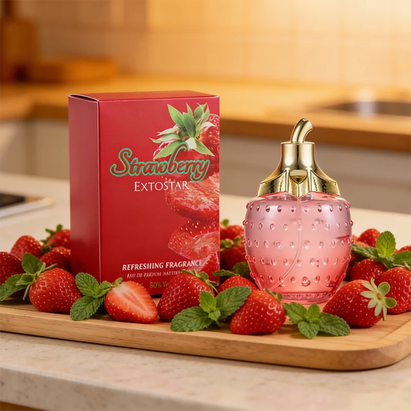 Strawberry Charm Women’s Fragrance Spray 80ml – Fruity Oriental Rose & Jasmine Perfume