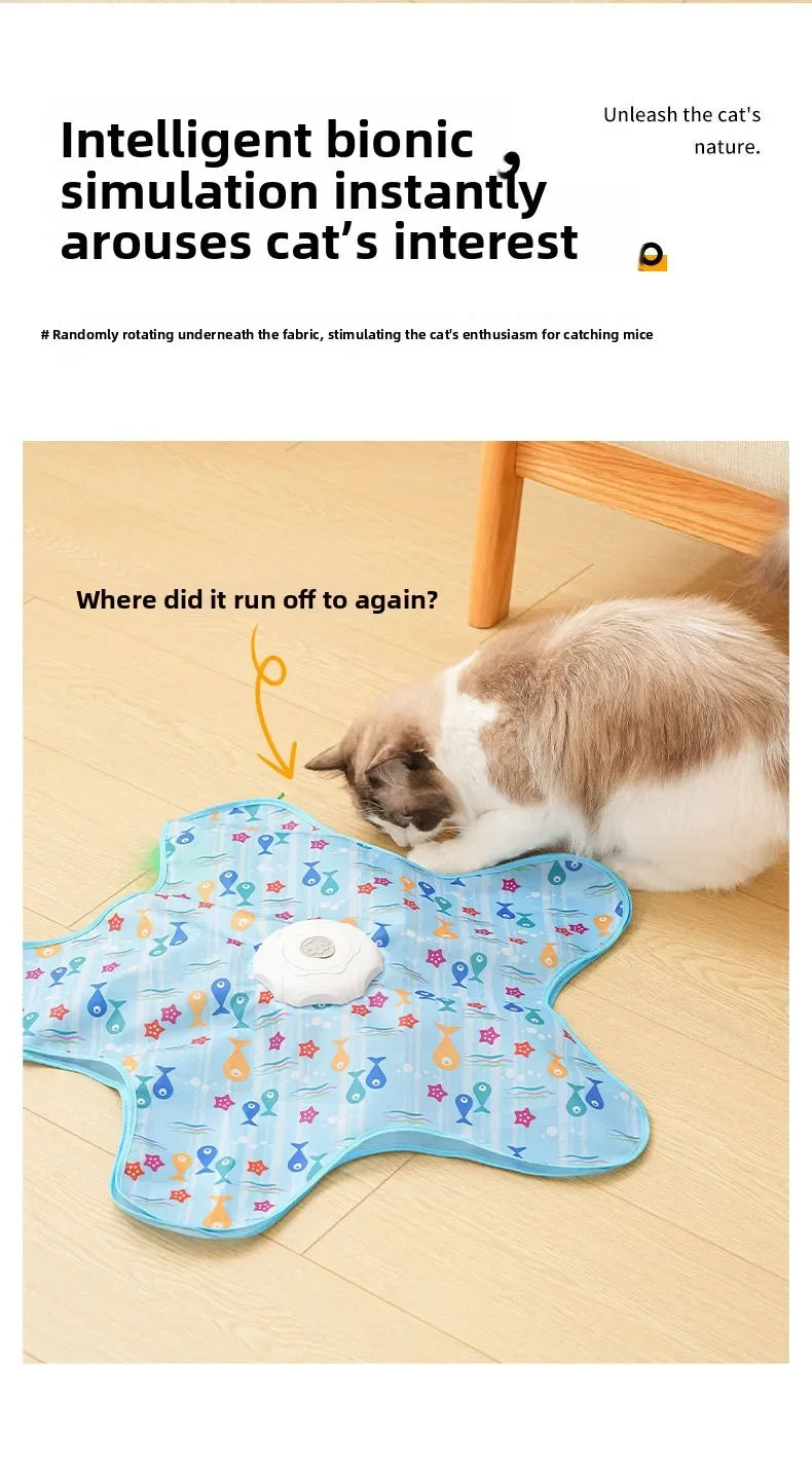 Automatic Electric Cat Turntable Interactive Toy