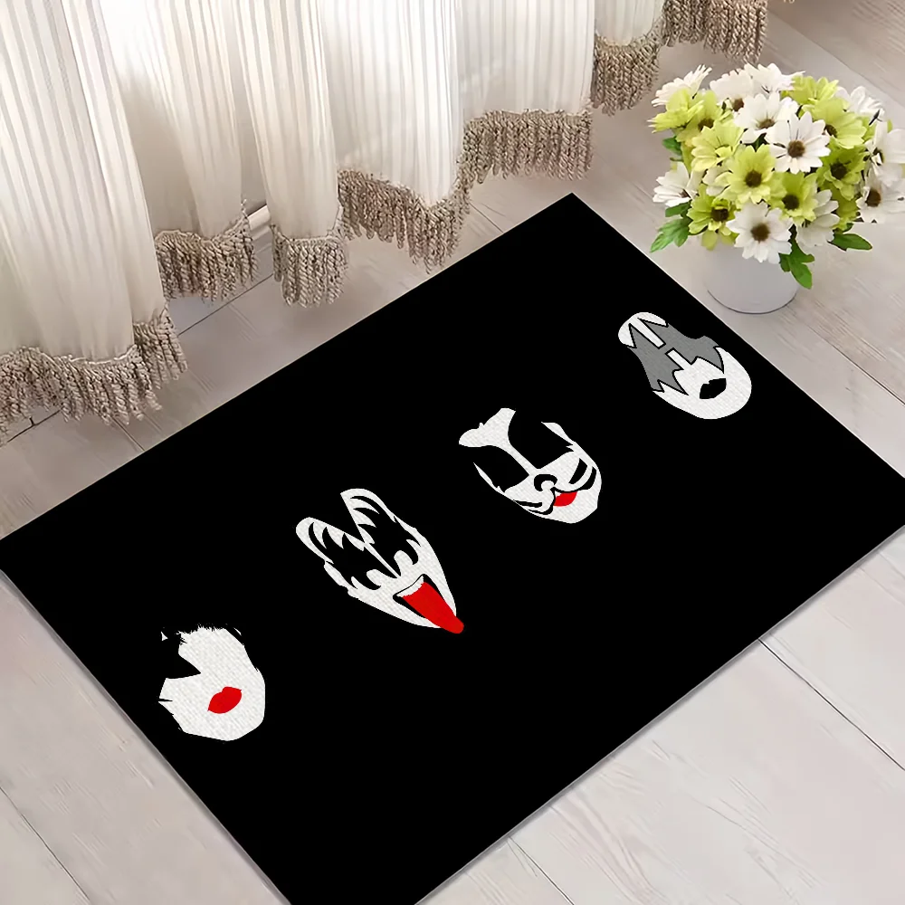 Rock Band KISS Doormat – Non-Slip Welcome Rug for Bedroom, Bathroom & Entryway