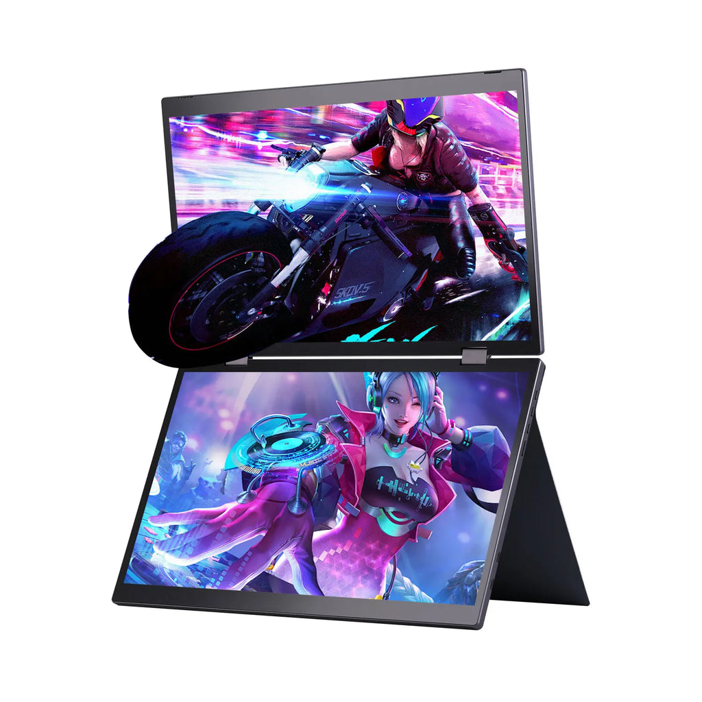 15.6-Inch Dual Screen Portable Monitor – Full HD IPS Touch