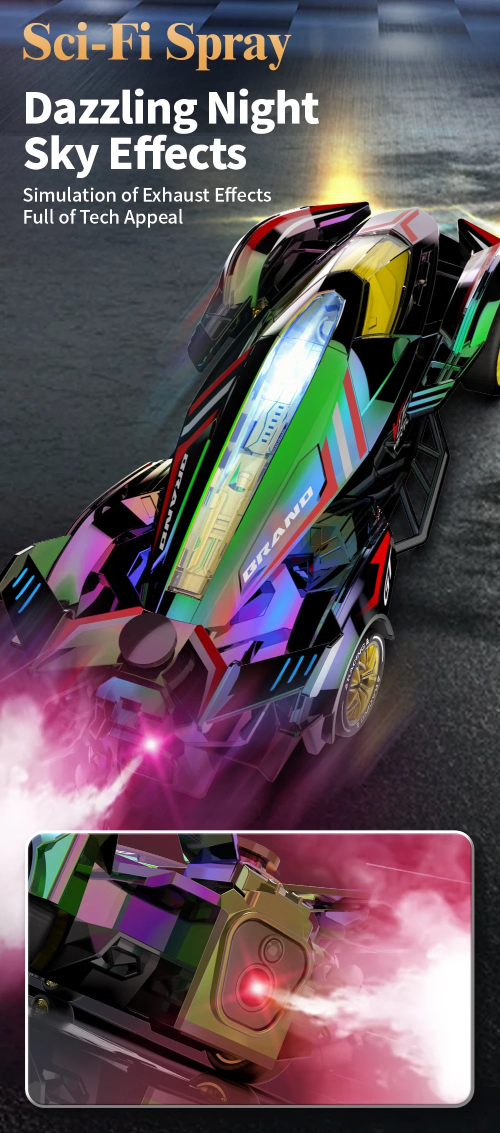 4CH High Speed RC Drift Racing Sports Car – Electric Remote Control Toy Vehicle for Boys & Kids