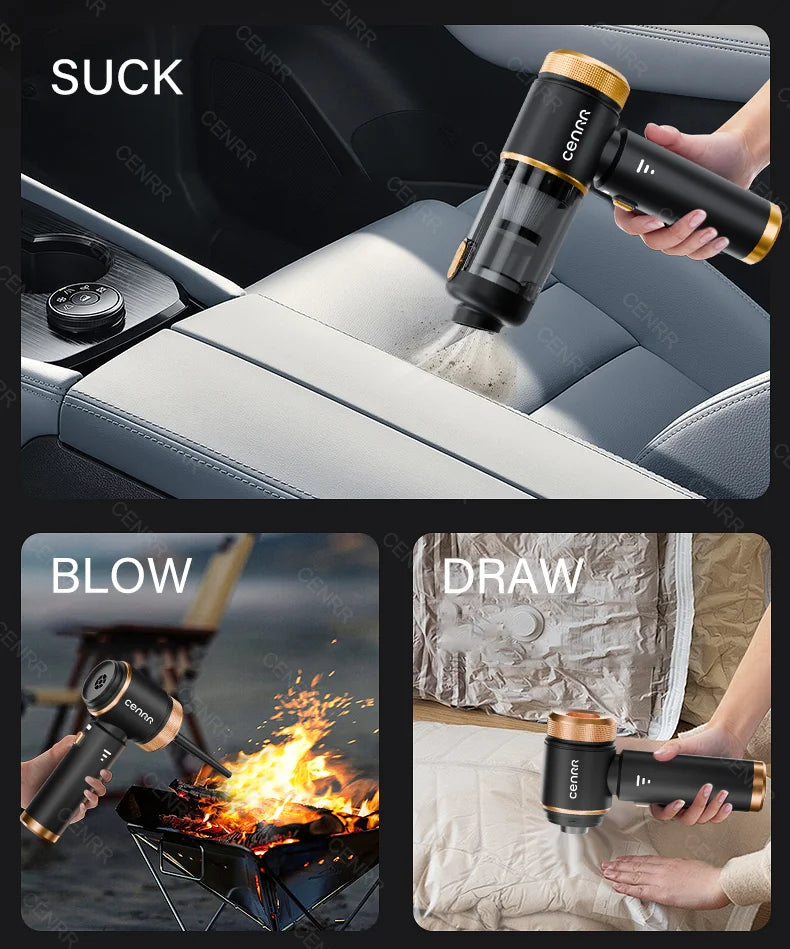 Cordless Car Vacuum & Blower – MAX Black & PRO Silver