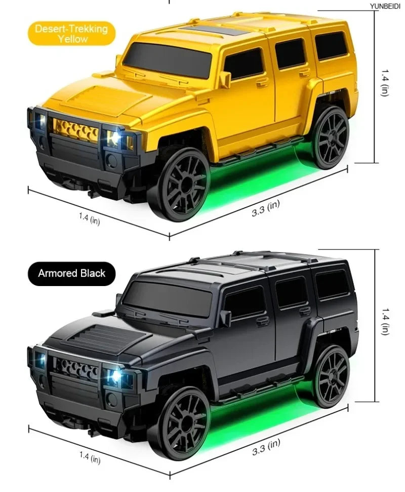 1/64 Scale Mini 4WD RC Drift Racing Car – Type-C Rechargeable Desktop Racer