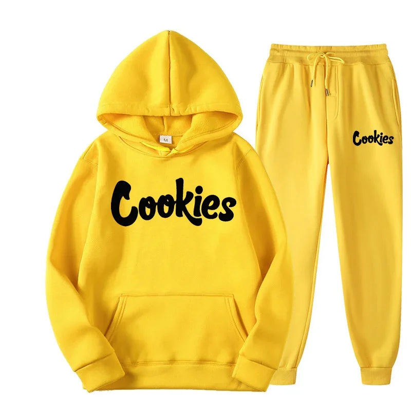 Hoodie & Jogger Pants 2-Piece Tracksuit Set – Casual Streetwear for Men & Women (S–3XL)