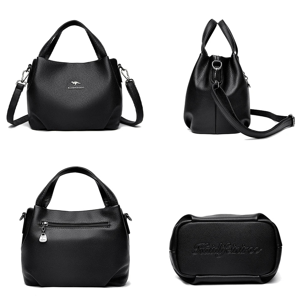 LUYIAIXI Luxury Letter Accent Crossbody Shoulder Tote – High Quality Designer Handbag for Women