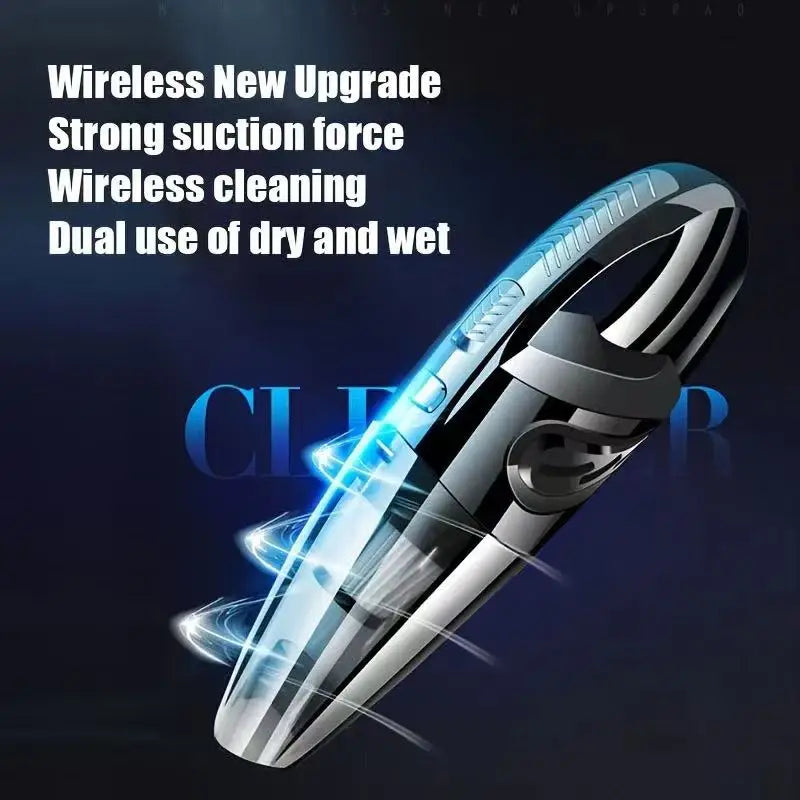 Portable Wireless Handheld Vacuum Cleaner – Powerful Suction for Car, Home & Pet Hair