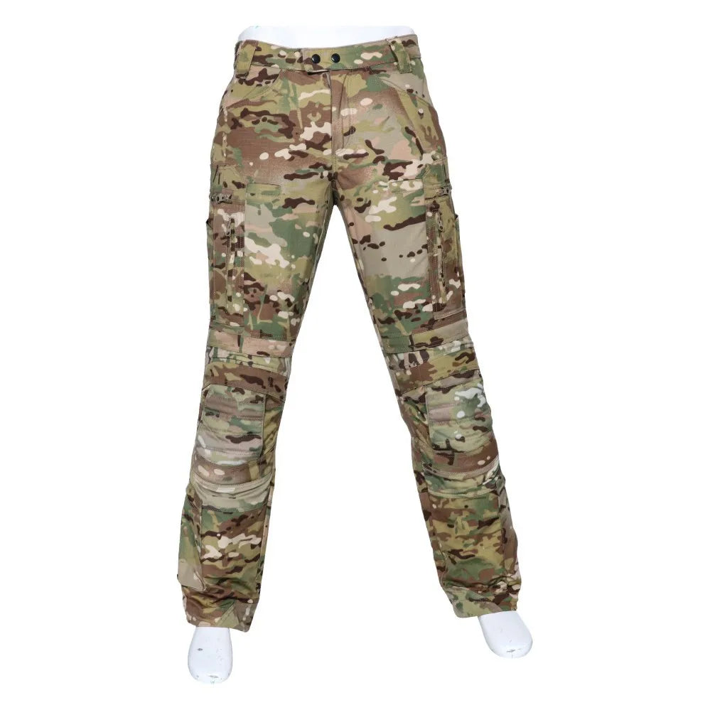 Men's Tactical Frog Suit Uniform Shirt & Cargo Pants 2-Piece Outdoor Set