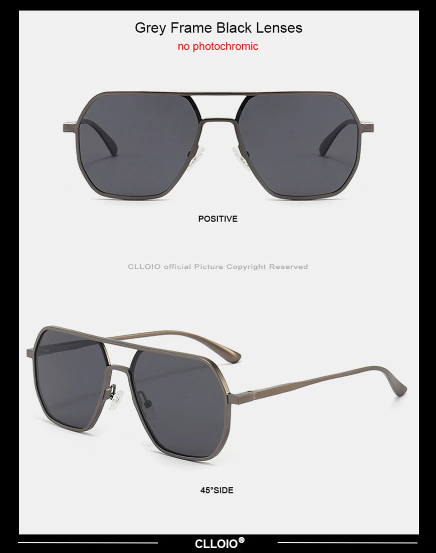 CLLOIO Anti-Glare Day & Night Vision Sunglasses | Polarized Photochromic UV400 Driving Glasses
