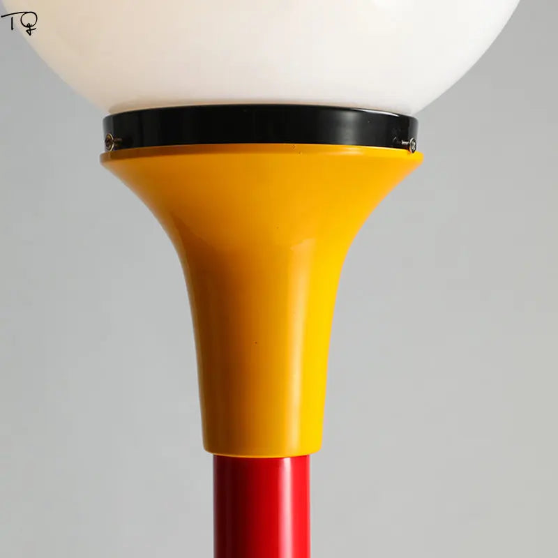 Colorful Floor Lamp – Memphis-Inspired Globe Design