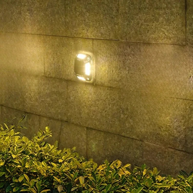 Solar Ground Garden Light — 8 LED Waterproof Warm Light Driveway Marker Lamp