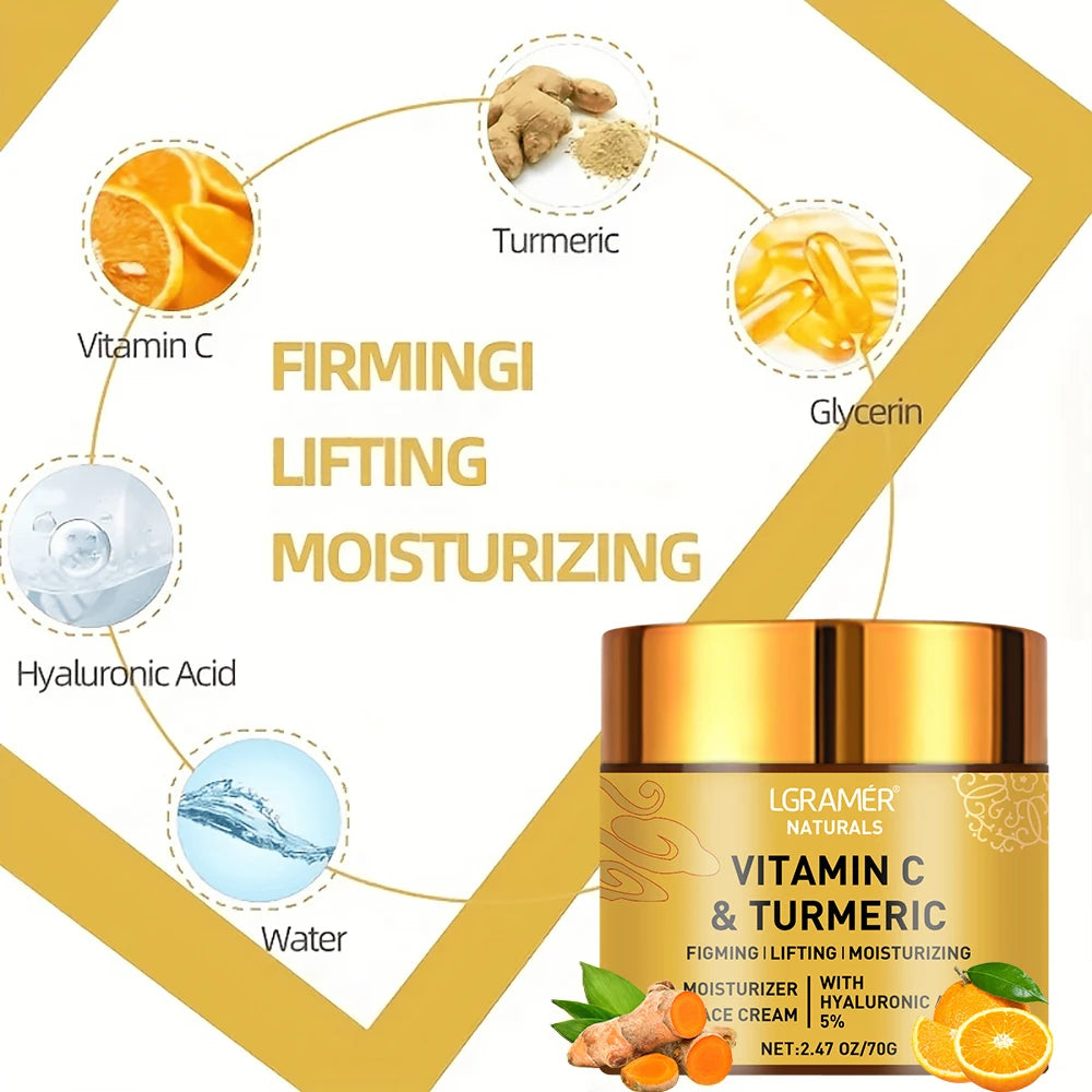 Turmeric Vitamin C Retinol Whitening Face Cream