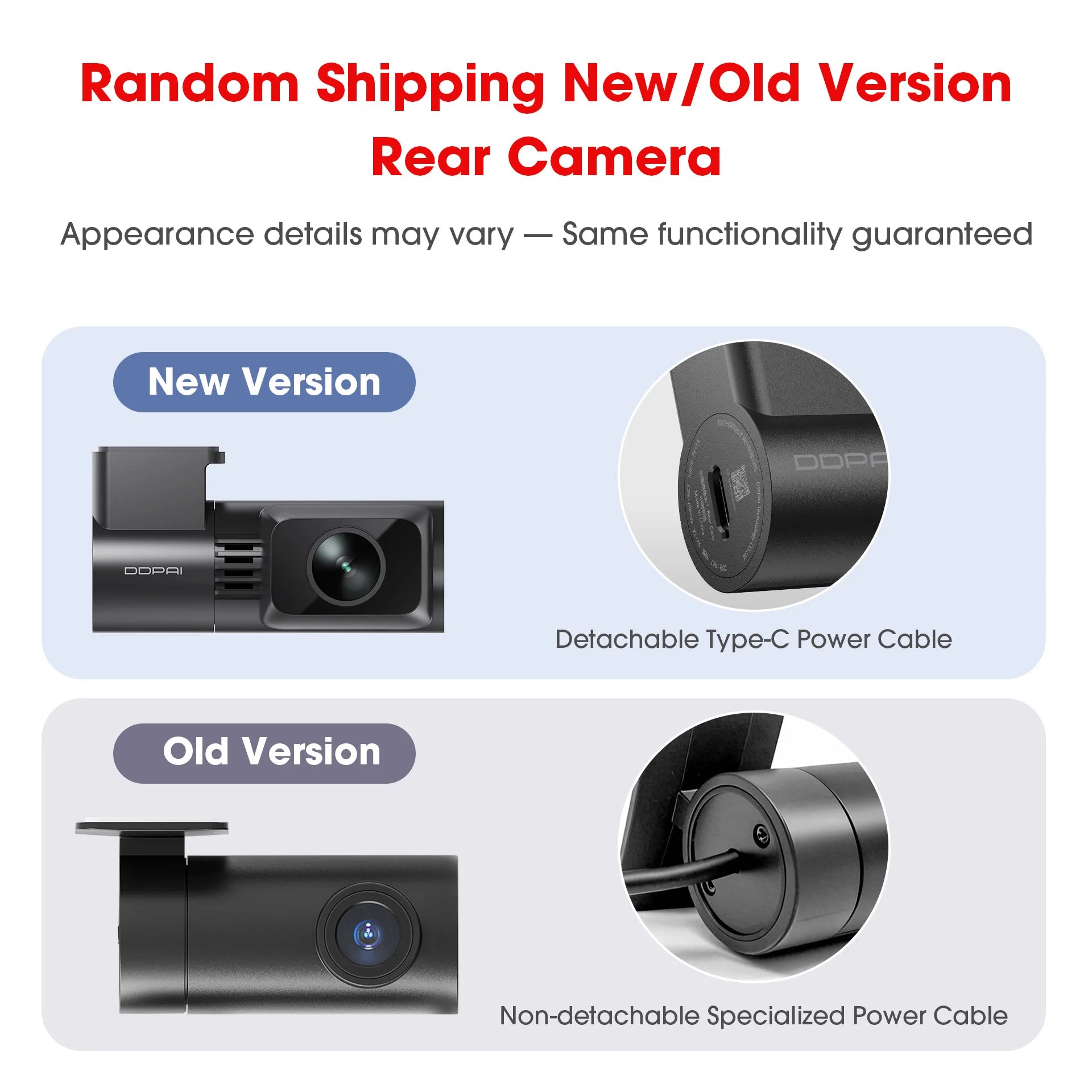 DDPAI N1 Dual Dash Cam – 1296P Front & Rear NightVIS Car DVR with App Control