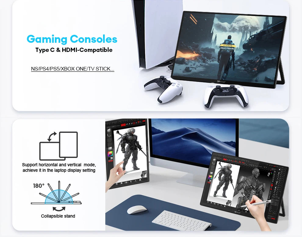 22-Inch QHD Touchscreen Monitor – Stylus & Anti-Glare