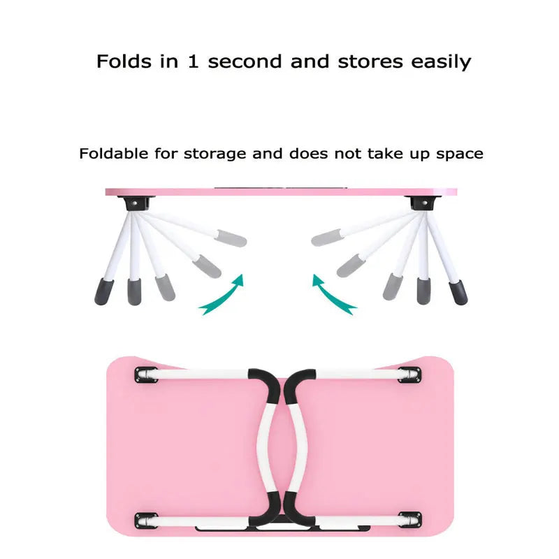 Laptop table bed desk foldable table study table