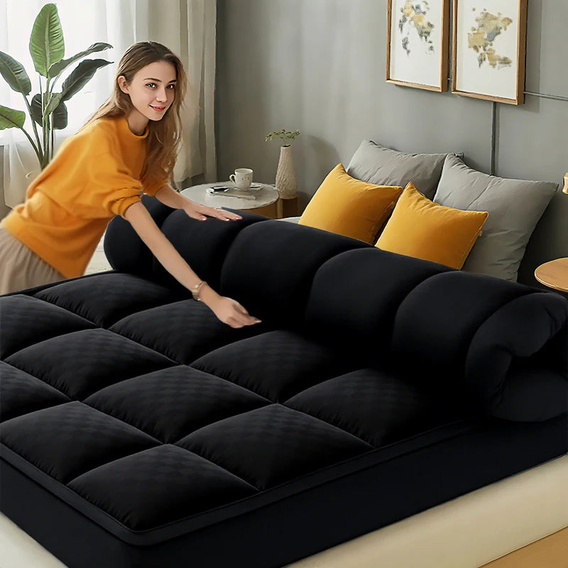 Extra Thick 1000GSM Mattress Topper – Cooling, Noiseless, Breathable, Deep Pocket, Machine Washable