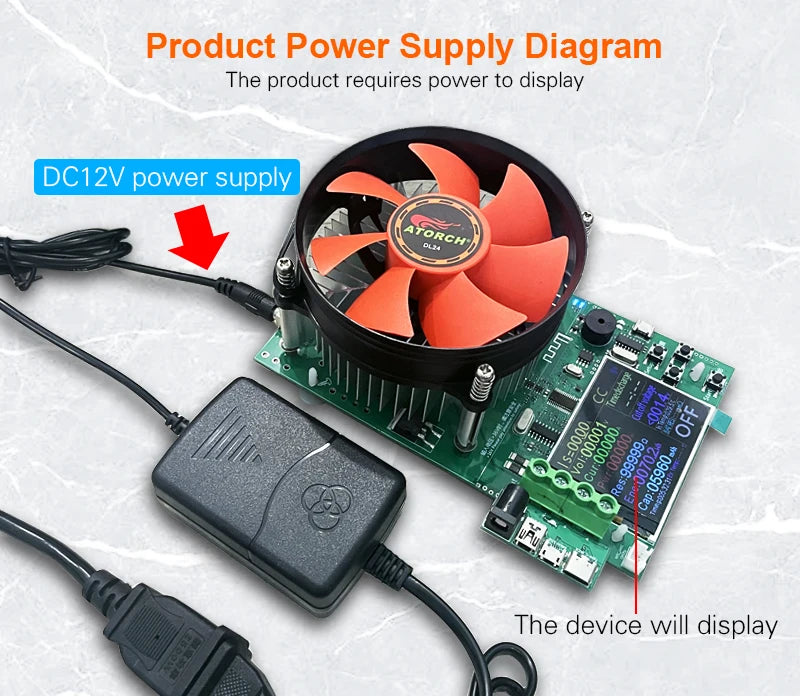150W 25A Battery Capacity Tester – DC USB Electronic Load & Lithium Discharge Monitor with PC App