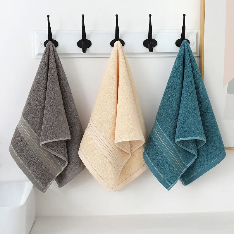 Jacquard Cotton Face Towel – Soft, Absorbent & Skin-Friendly, 3 Colors