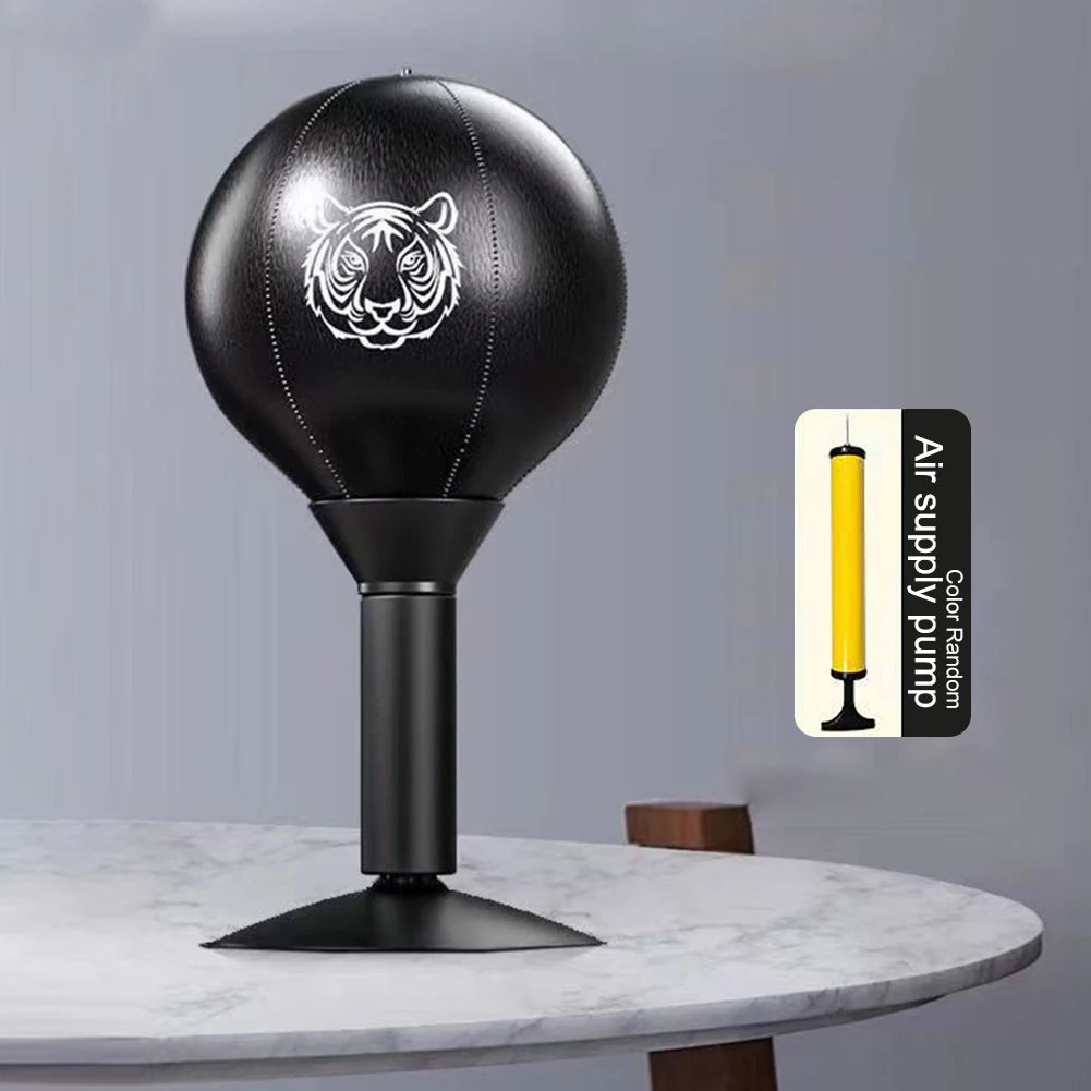 Desk Boxing Punch Ball – Free Standing Stress Relief Punching Bag for Kids, Office & Home